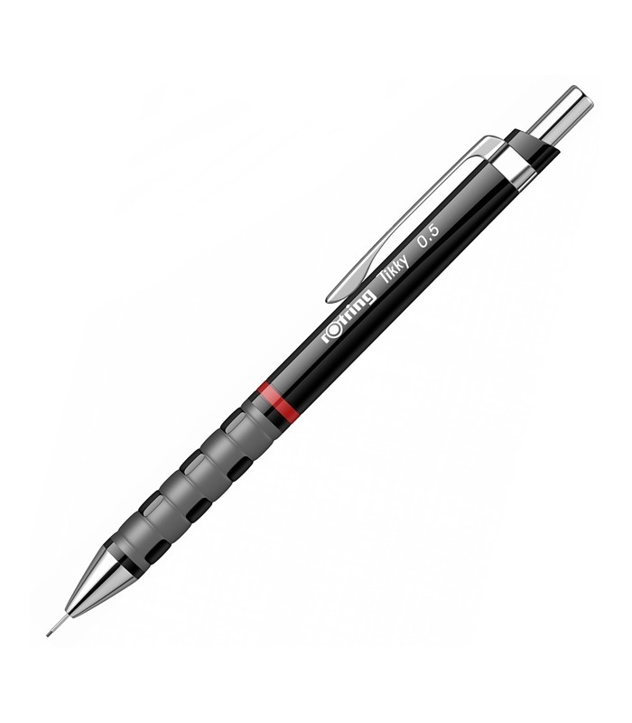 rOtring Tikky Mechanical Pencils | HB 0.50mm | Black Barrel | Box of 12