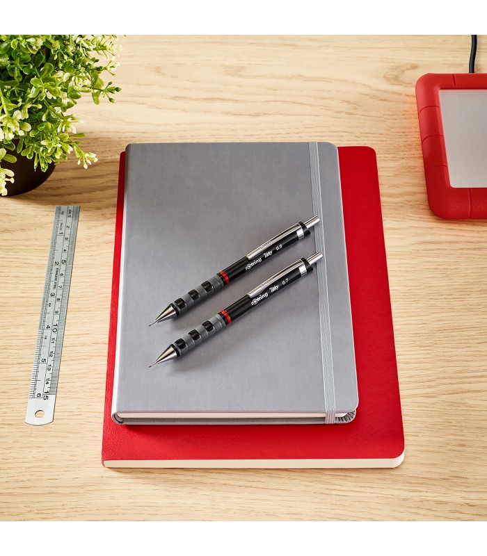 rOtring Tikky Mechanical Pencils | HB 0.50mm | Black Barrel | Box of 12