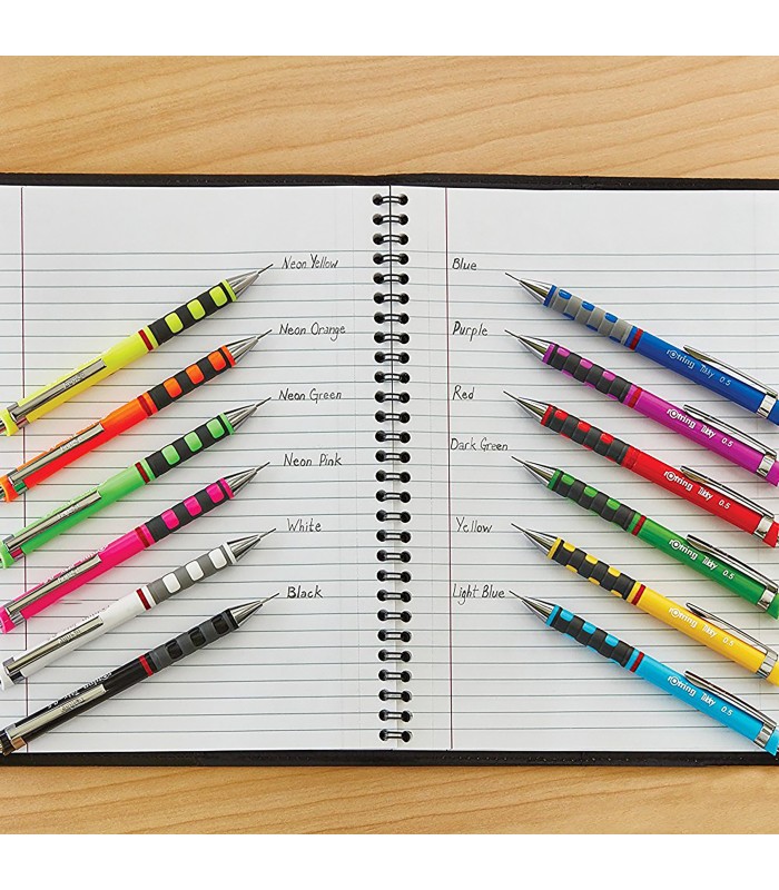 rOtring Tikky Mechanical Pencils | HB 0.50mm | Black Barrel | Box of 12