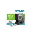 DYMO Rhino - Permanente Polyester-Etiketten, 24mm x 5.5m - Schwarz auf Weiß