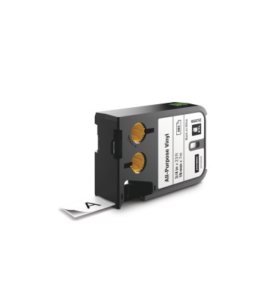 DYMO XTL All-Purpose Vinyl Labels | 19 mm | Black on White