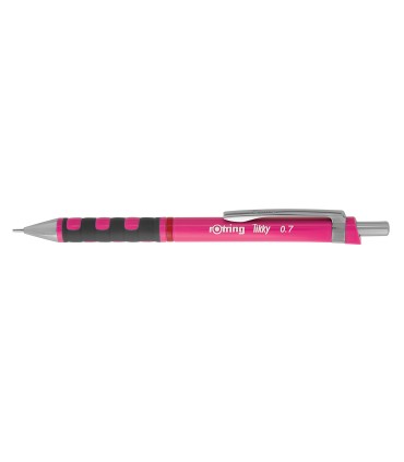 rOtring Tikky Mechanical Pencils | HB 0.7 mm Lead | Neon Pink | Box of 12