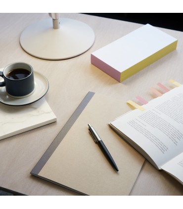 Parker Jotter Ballpoint Pen | Bond Street Black with Chrome Trim | Medium Point Blue Ink