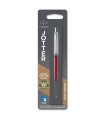 Parker Jotter stylo bille | rouge Kensington | attributs chromés | sous blister recyclable