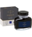 Parker flacon d'encre pour stylo plume | encre bleue QUINK | 57 ml