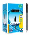 Paper Mate Flexgrip Ultra stylo bille rétractable | pointe moyenne (1,0 mm) | encre noire | boîte de