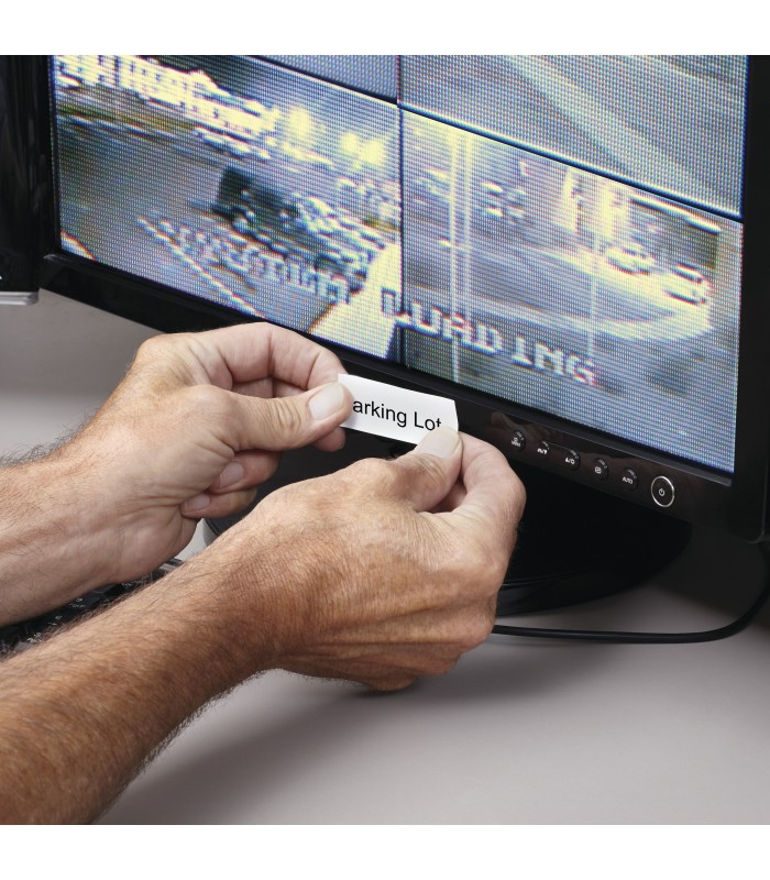 DYMO XTL All-Purpose Vinyl  Labels | 24 mm x 7 m | Black on White