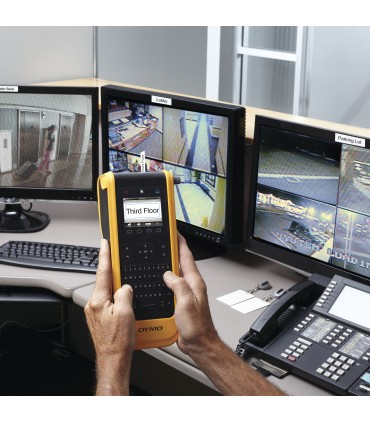 DYMO XTL All-Purpose Vinyl  Labels | 24 mm x 7 m | Black on White