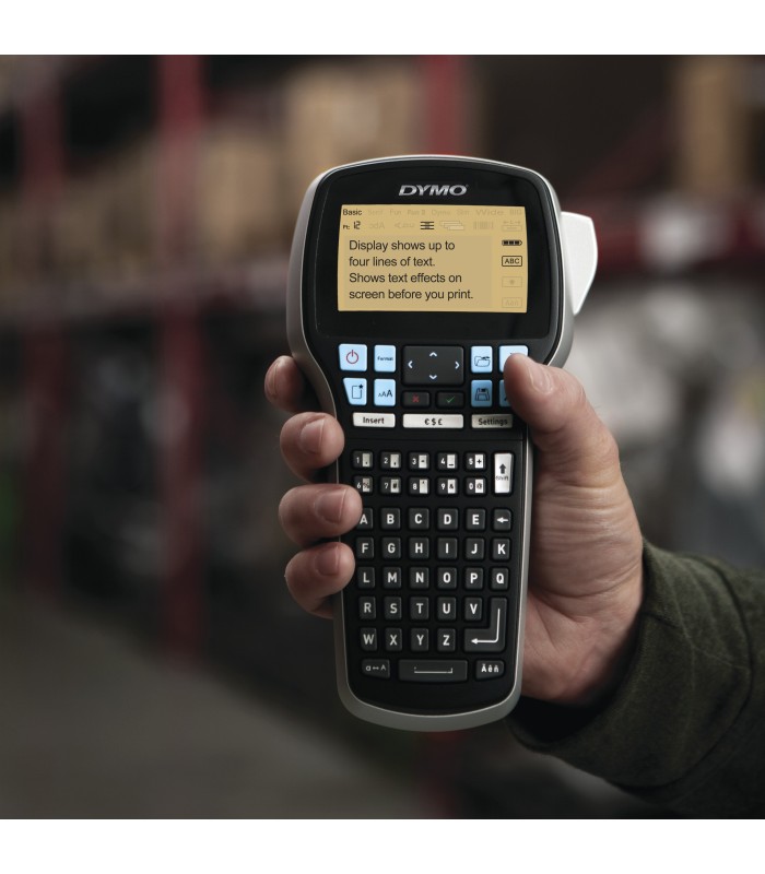 DYMO LabelManager 420P Label Maker | High Performance Rechargeable Portable Label Printer | Computer Connection | Print Barcodes