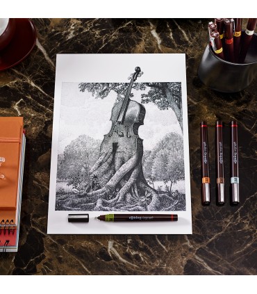 rOtring Isograph Technical Drawing Pen | 0.40 mm | Refillable Fineliner Pen