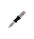 PARKER Duofold Centennial - Bloc Plume Noir  - Finition Palladium - Plume Extra Fine Or 18K plaquée rhodium