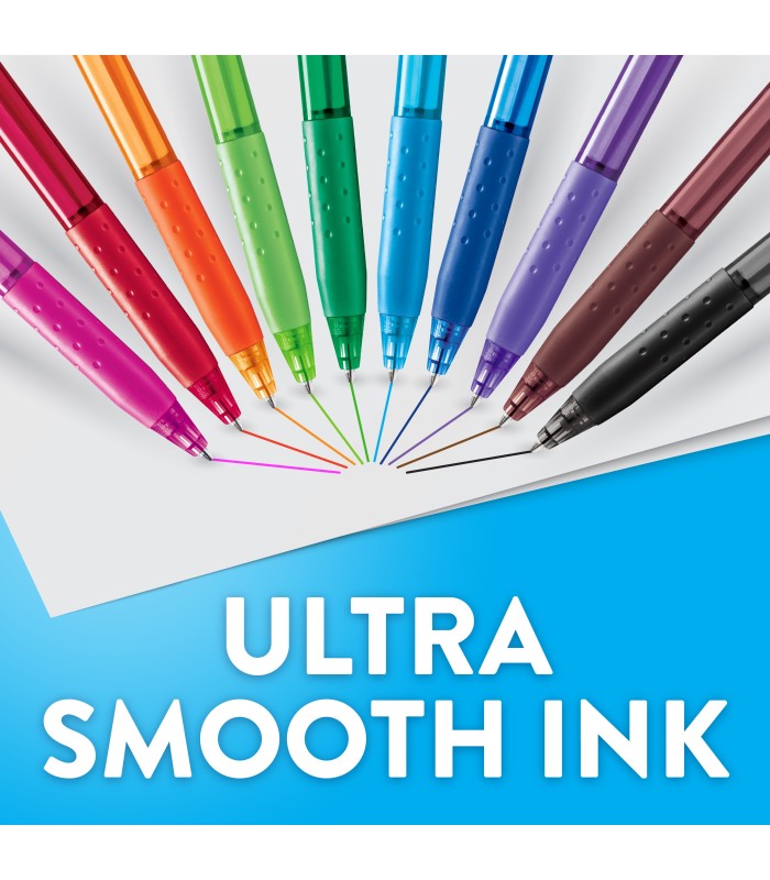 Paper Mate InkJoy 300RT Retractable Ballpoint Pens | Medium Point (1.0 mm) | Blue | 12 Count