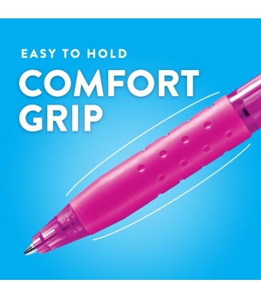 Paper Mate InkJoy 300RT Retractable Ballpoint Pens | Medium Point (1.0 mm) | Blue | 12 Count