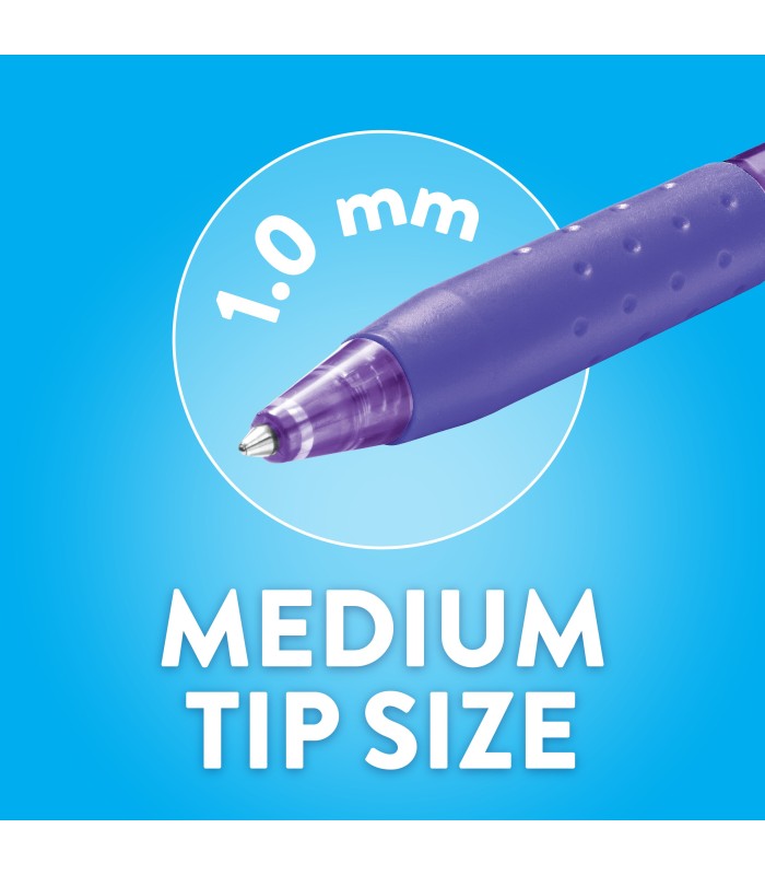 Paper Mate InkJoy 300RT Retractable Ballpoint Pens | Medium Point (1.0 mm) | Blue | 12 Count
