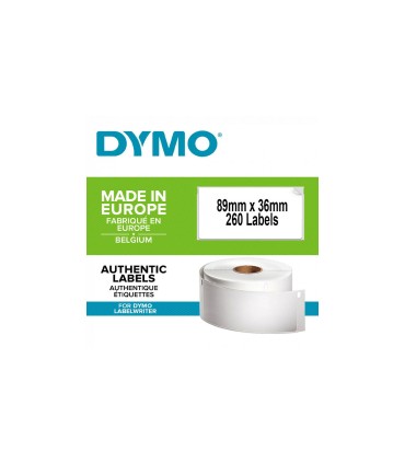 DYMO LabelWriter - BriefEtiketten 89mm x 36mm (260 Etiketten)