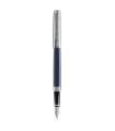 Stylo plume Waterman Exception | Laqué Bleu | Capuchon ciselé | Plume Moyenne 18K | Coffret cadeau
