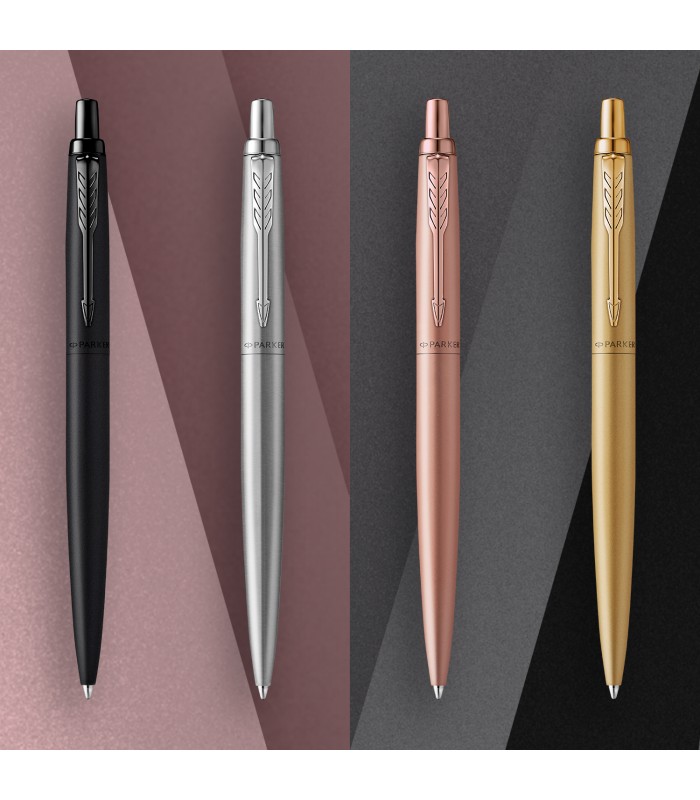 Parker Jotter XL stylo bille| or mat monochrome | pointe moyenne | encre bleue | sous blister