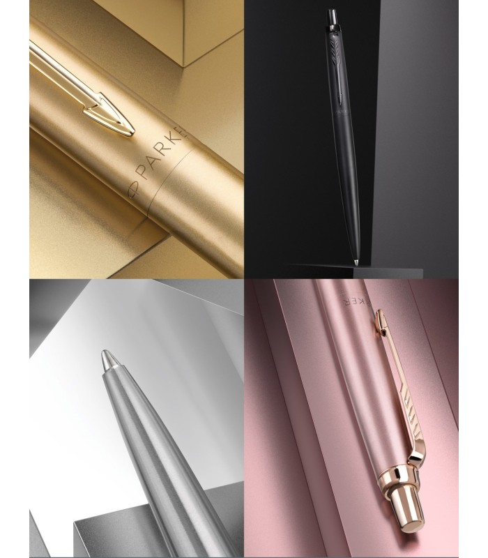 Parker Jotter XL stylo bille| or mat monochrome | pointe moyenne | encre bleue | sous blister