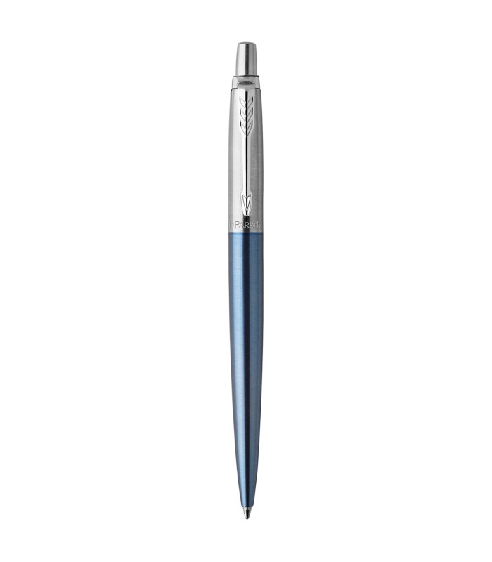 Parker Jotter Kugelschreiber | Waterloo Blue | Mittlere Spitze | Blaue Tinte