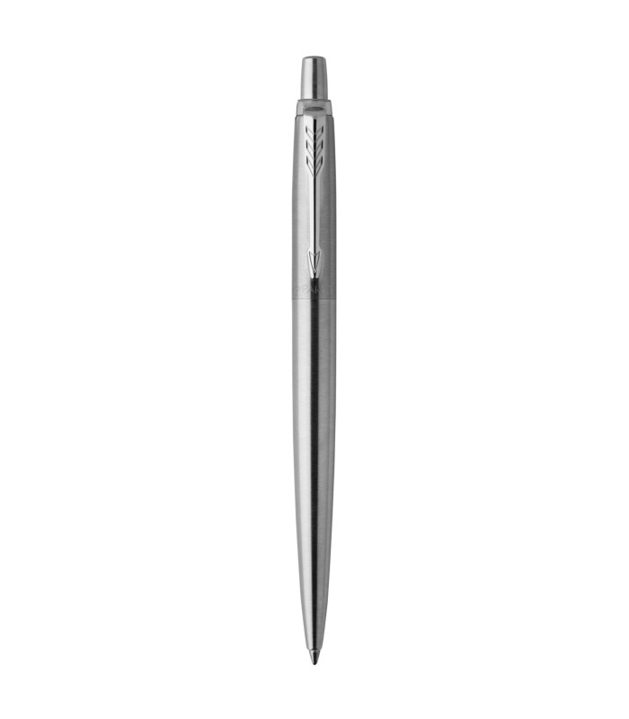 Parker Jotter Gel Pen | Stainless Steel with Chrome Trim | Medium Point Black Ink (0.7 mm)