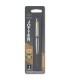 Parker Jotter stylo gel | acier inoxydable | attributs dorés | pointe moyenne (0,7 mm) | sous blister recyclable