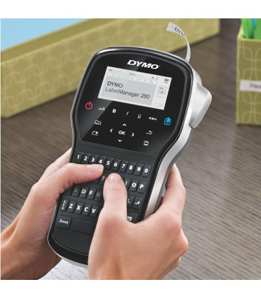 DYMO LabelManager 280 | Étiqueteuse Portable Rechargeable | Clavier QWERTZ | PC/MAC