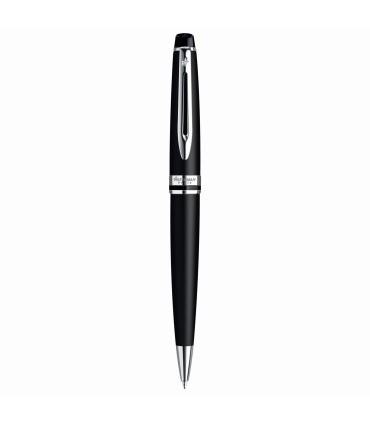 WATERMAN Expert Stylo bille | noir mat | finitions chromés | pointe moyenne | Coffret cadeau