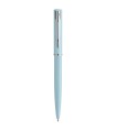 Waterman Allure stylo bille | Vernis bleu pastel mat | Pointe moyenne | Encre bleue | Coffret cadeau