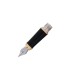 PARKER Urban - Bloc Plume Noir - Finition Dorée - Plume moyenne en acier inoxydable