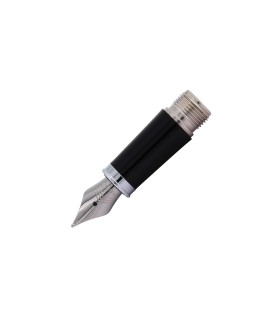Nib Section for PARKER IM Black Fountain Pen, Chrome Trims - Fine steel nib