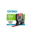 DYMO Rhino - Etiquettes Industrielles Vinyle 12mm x 5.5m - Blanc sur Rouge
