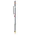 rOtring 800 stylo bille, pointe moyenne, encre bleue, corps chromé, rechargeable