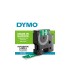 DYMO Rhino - Etiquettes Industrielles Vinyle 19mm x 5.5m - Blanc sur Vert