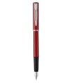 WATERMAN Allure - Fountain Pen, Red Lacquer, Chrome trims, Fine Nib - Gift Boxed