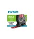 DYMO Rhino - Vinyl-Etiketten, 19mm x 5.5m, Weiß auf Rot