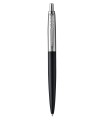 PARKER Jotter Ballpoint Pen XL, Richmond Matte Black, Chrome trims, medium Point, Blue ink Refill