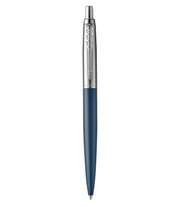 PARKER Jotter Ballpoint Pen XL, Primrose Matte Blue, Chrome trims, medium Point, Blue ink Refill