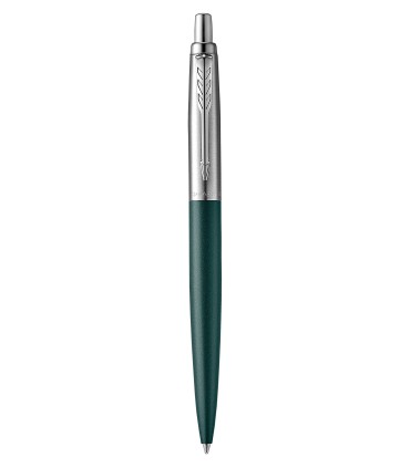 PARKER Jotter Ballpoint Pen XL, Greenwich Matte Green, Chrome trims, medium Point, Blue ink Refill