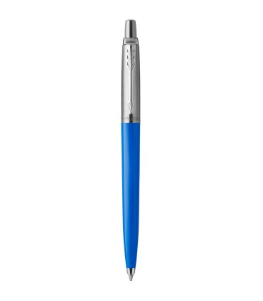 PARKER Jotter Originals - Blue Ballpoint Pen with Chrome trims, medium Point - Blister