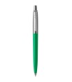 PARKER Jotter Originals - grüner Kugelschreiber mit Chrom-Zierteile, Mittlere blaue Ersatzmine - Klarsichtpackung