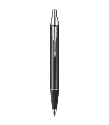 PARKER IM Duo Pen Set : Fountain Pen + Ballpoint Pen , Black lacquer, Chrome trims