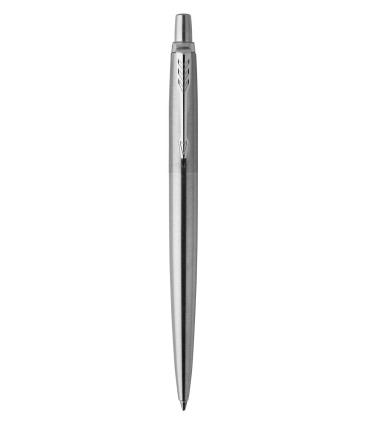 Parker Jotter Duo coffret-cadeau avec stylo bille et stylo plume | acier  inoxydable avec attributs chromés | recharge et cartouches d'encre bleue 