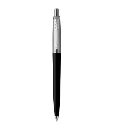 PARKER Jotter Originals - Black Ballpoint Pen with Chrome trims, medium Point - Blister