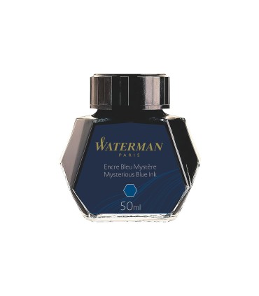 WATERMAN encre pour Stylo plume, couleur Bleu Mystère, flacon 50 ml