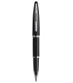 WATERMAN Carene stylo plume, noir brillant, attributs palladium, plume fine 18K, Coffret cadeau