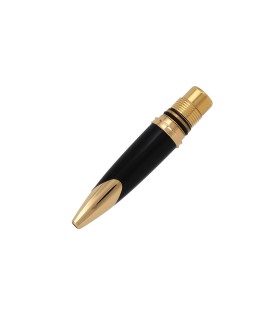 Shell Assembly for Waterman Carene Rollerball - Black with Gold Trims