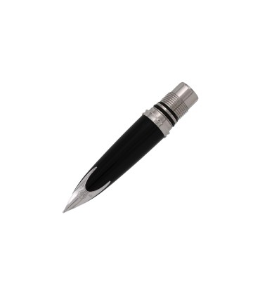 WATERMAN - Carene - Bloc Plume - Finition palladium - Plume Fine Or 18K plaquée rhodium