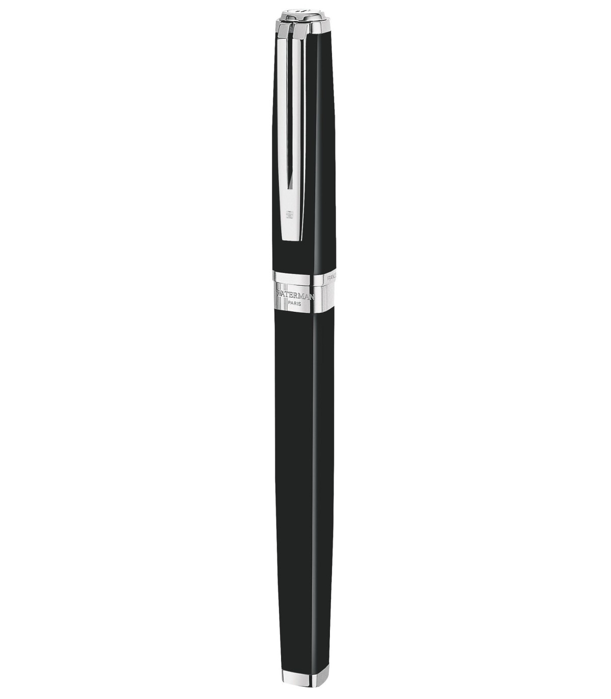 WATERMAN. Stylo plume, plume 18k, laque noir et un stylo…