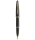 WATERMAN Carène Stylo plume, Noir, plume moyenne 18K, encre bleue, Coffret cadeau