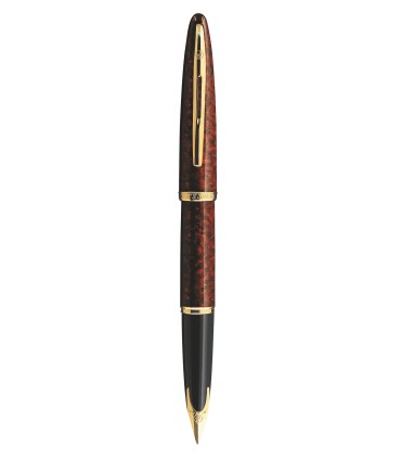 WATERMAN Carène Stylo plume, Ambre, plume fine 18K, encre bleue, Coffret cadeau